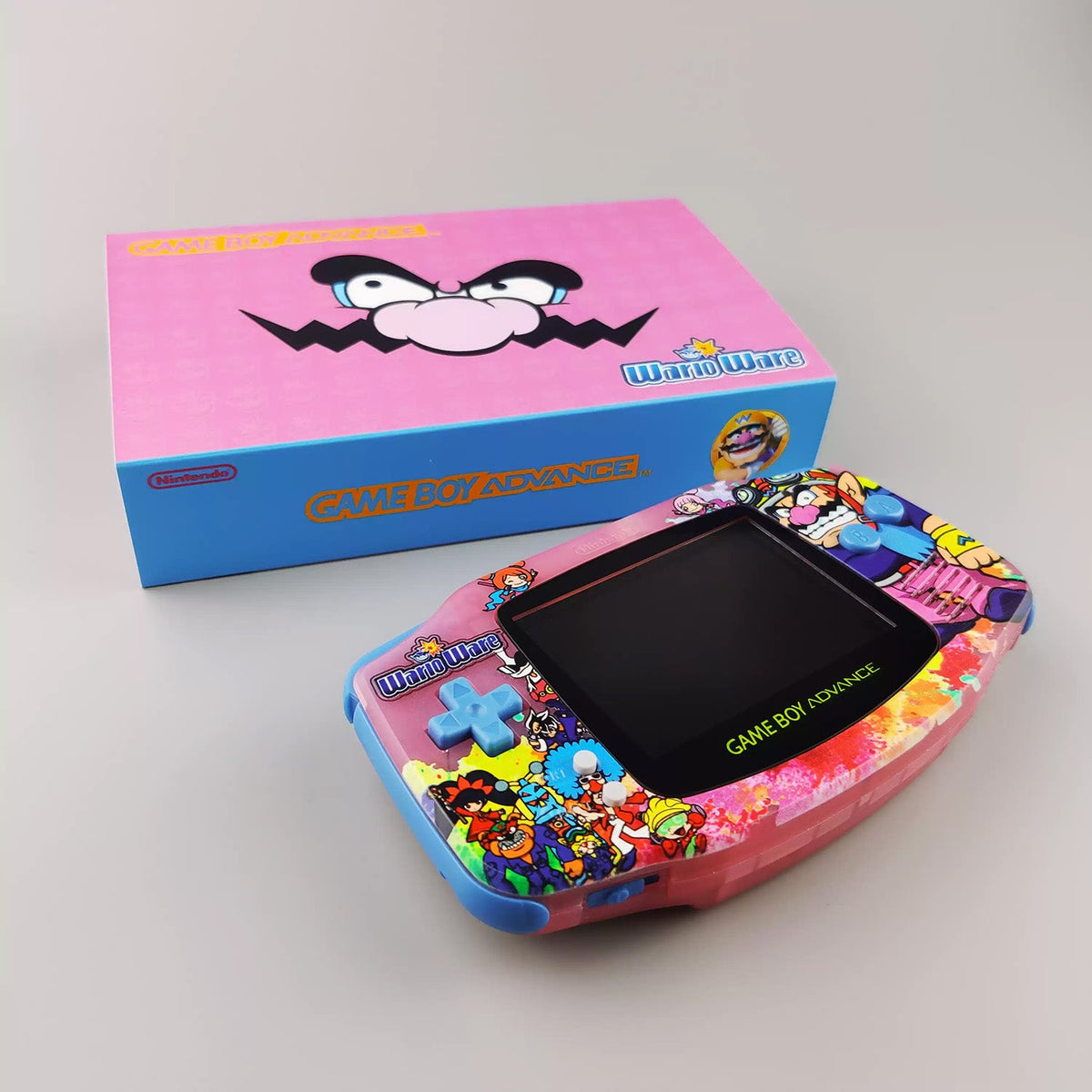 Custom Game Boy Advance Console – WarioWare, view 4