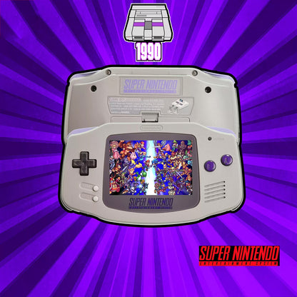 Custom Game Boy Advance Console – SNES, view 1