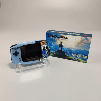 Custom Game Boy Advance Console – Zelda Silver, view 2