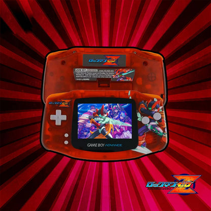 Custom Game Boy Advance Console – Mega Man Red, view 1