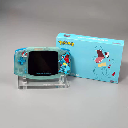 Custom Game Boy Advance Console – Totodile, view 3