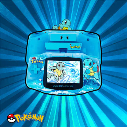 Custom Game Boy Advance Console – Squirtle, view 1