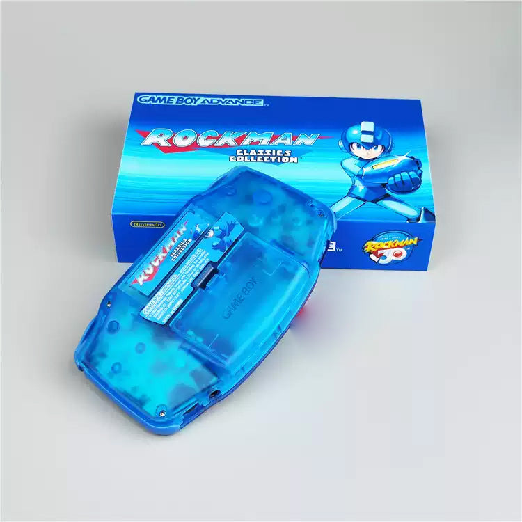 Custom Game Boy Advance Console – Mega Man Blue, view 2