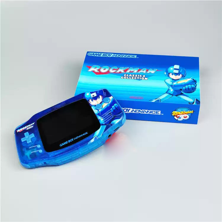 Custom Game Boy Advance Console – Mega Man Blue, view 3