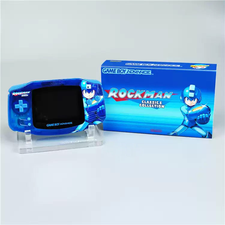 Custom Game Boy Advance Console – Mega Man Blue, view 5