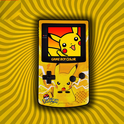 Custom Game Boy Color Console – Pikachu Graphic, view 1