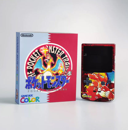 Custom Game Boy Color Console – Charizard, view 1