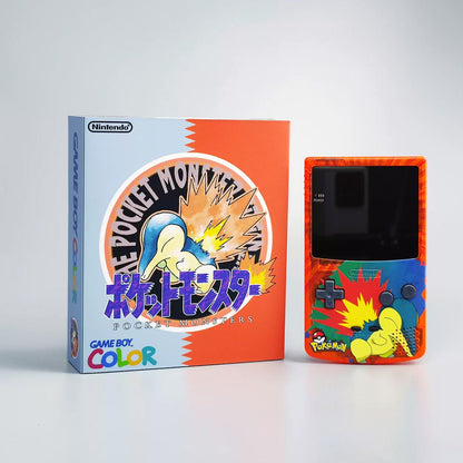 Custom Game Boy Color Console – Cyndaquil, view 1