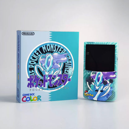 Custom Game Boy Color Console – Suicune, view 1