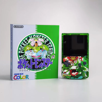 Custom Game Boy Color Console – Bulbasaur, view 1