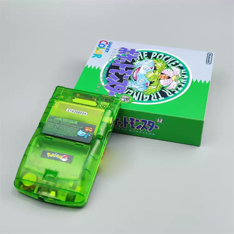 Custom Game Boy Color Console – Bulbasaur, view 2
