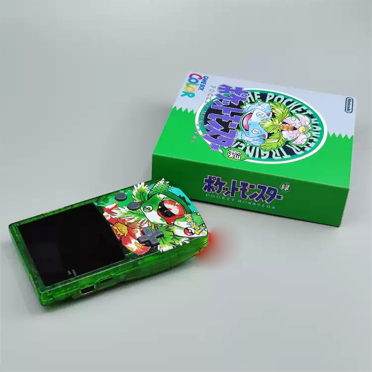 Custom Game Boy Color Console – Bulbasaur, view 3