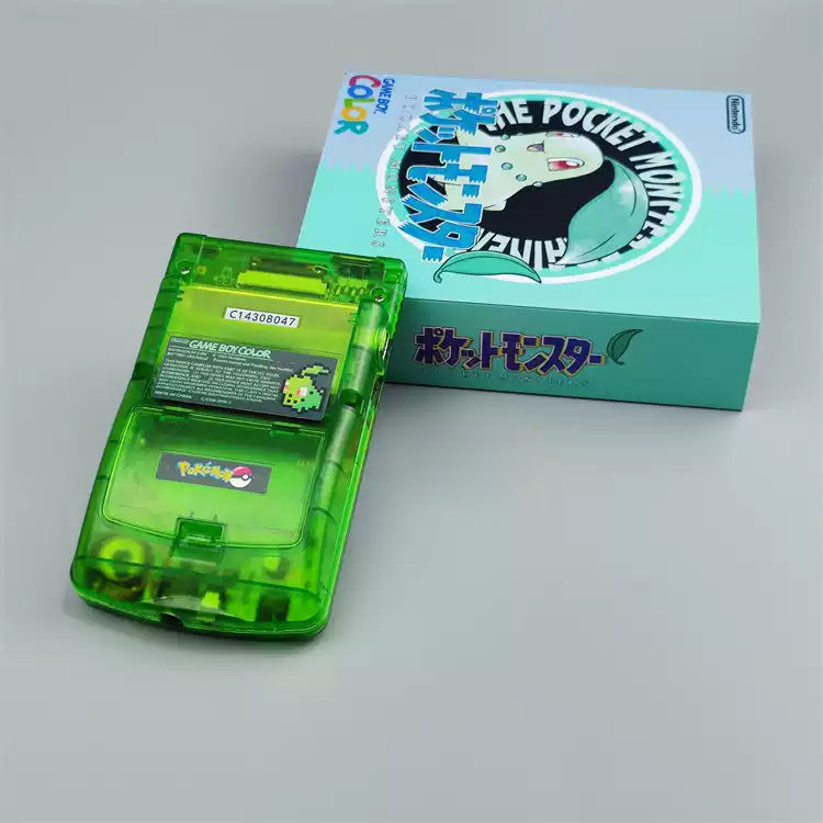 Custom Game Boy Color Console – Chikorita, view 3