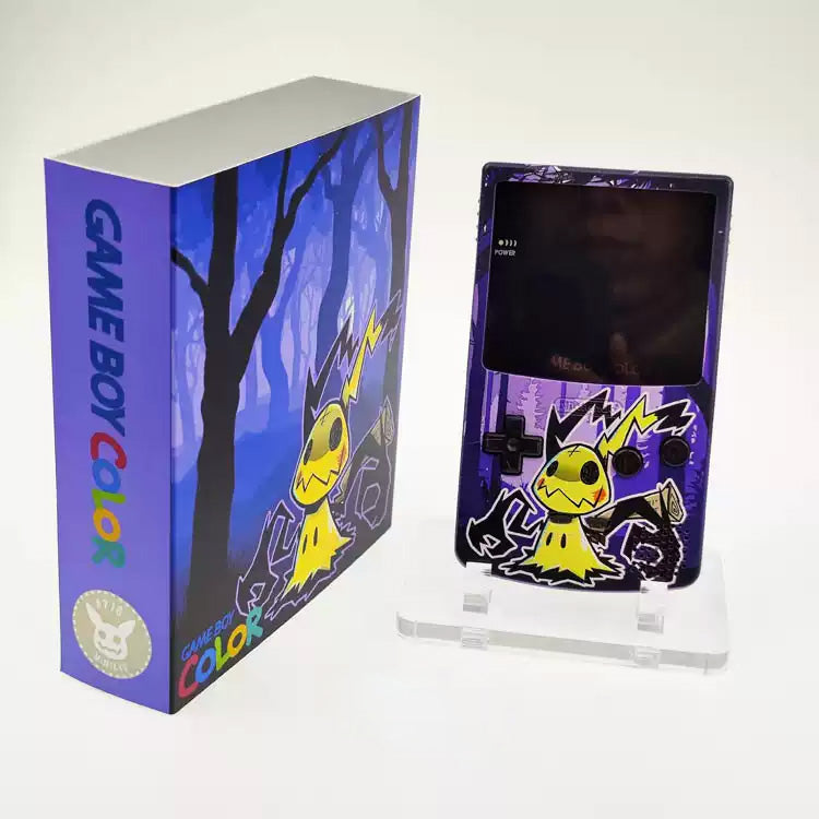 Custom Game Boy Color Console – Mimikyu, view 2
