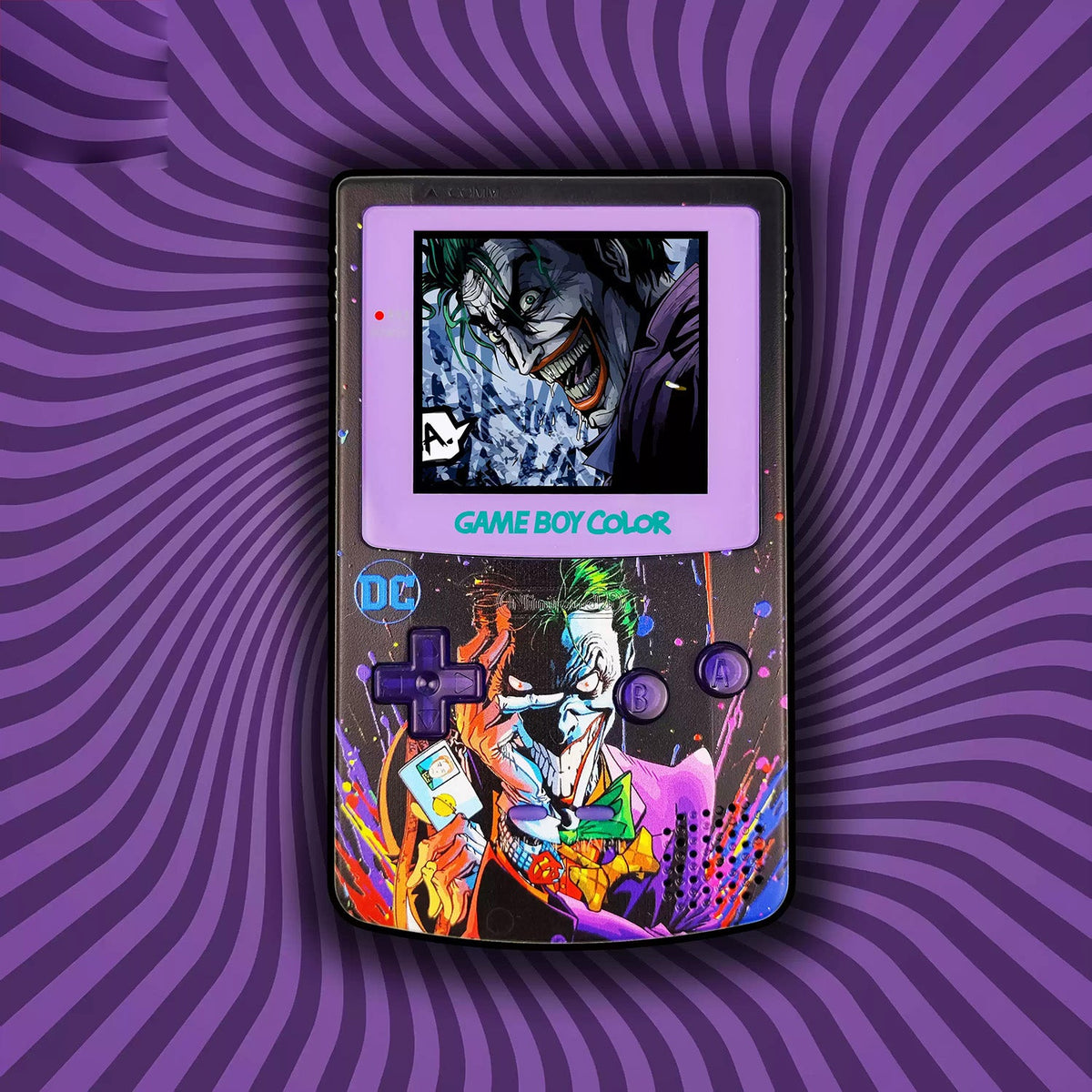 Custom Game Boy Color Console – Joker, view 1