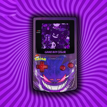 Custom Game Boy Color Console – Gengar, view 1