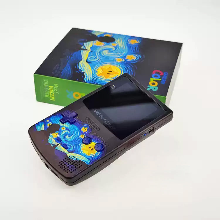 Custom Game Boy Color Console – Starry Night Mario, view 2