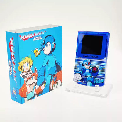 Custom Game Boy Color Console – Mega Man Blue, view 4