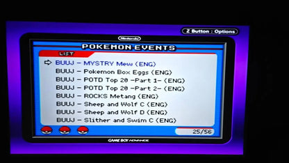 Pokémon Ultimate Event Distribution Cartridge For GBA Romcarts