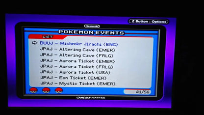 Pokémon Ultimate Event Distribution Cartridge For GBA Romcarts