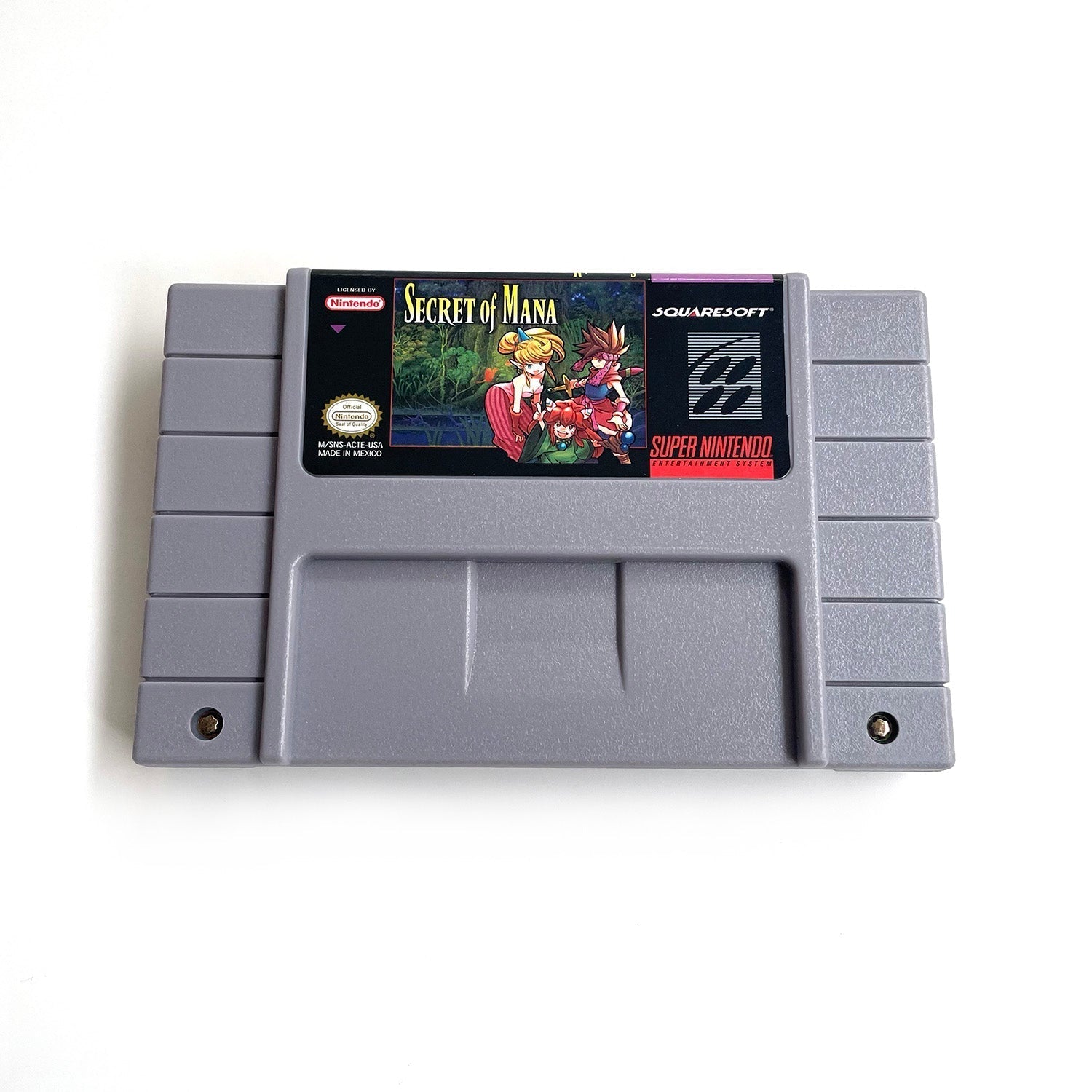 Secret of Mana – SNES Game Cartridge (With Tray, Box & Manual) - Romcarts