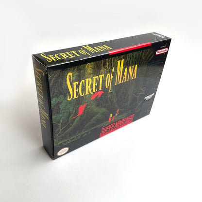 Secret of Mana – SNES Game Cartridge (With Tray, Box & Manual) - Romcarts
