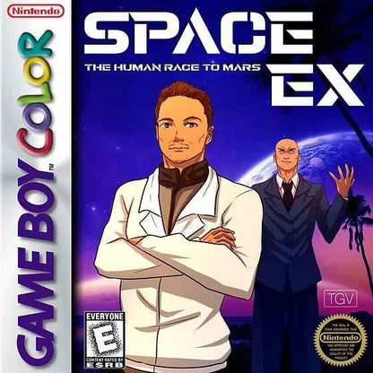 Space EX: The Human Race to Mars | Game Boy Color Cartridge