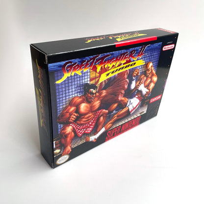 Street Fighter II Turbo – SNES Game Cartridge (With Tray, Box & Manual) - Romcarts