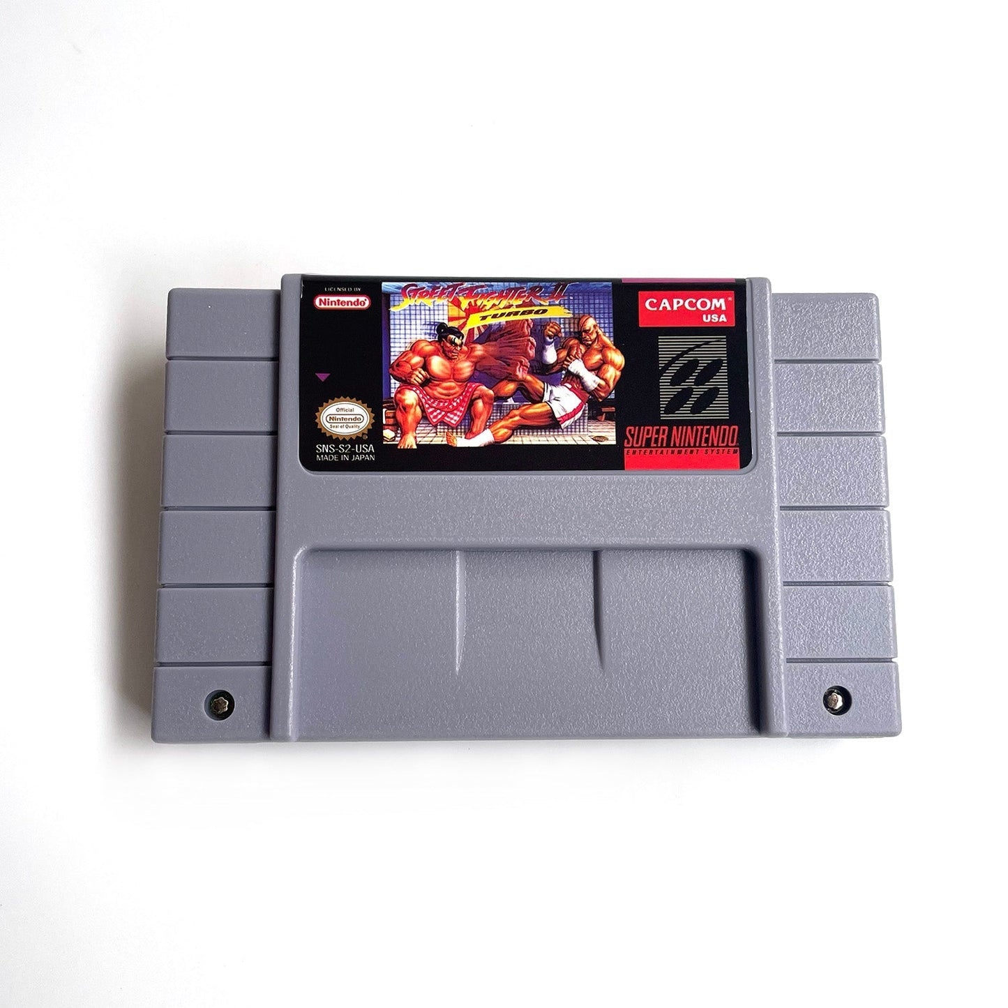 Street Fighter II Turbo – SNES Game Cartridge (With Tray, Box & Manual) - Romcarts