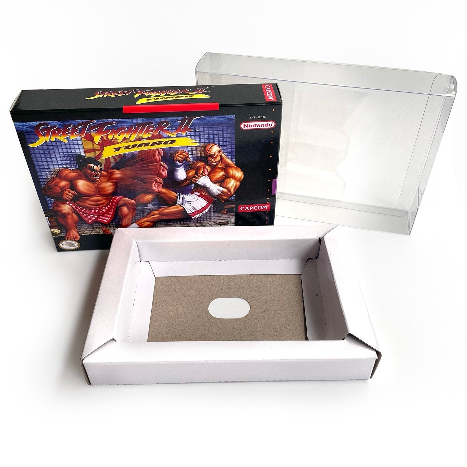 Street Fighter II Turbo – SNES Game Cartridge (With Tray, Box & Manual) - Romcarts