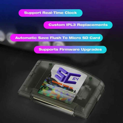 SummerCart64 (2025 Upgraded Version) – Ultra-Fast N64 Flash Cart