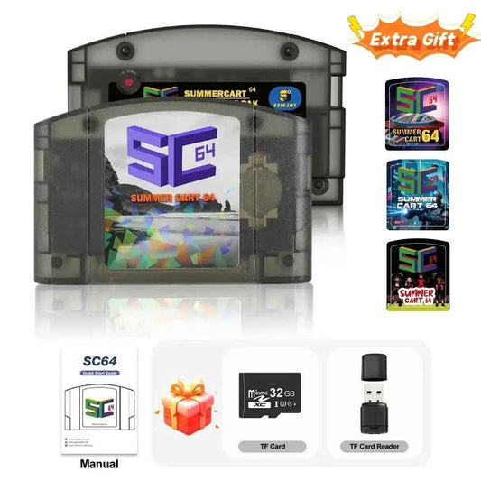 SummerCart64 (2025 Upgraded Version) – Ultra-Fast N64 Flash Cart