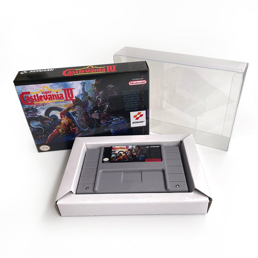 Super Castlevania IV – SNES Game Cartridge (With Tray, Box & Manual) - Romcarts