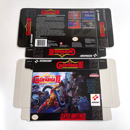 Super Castlevania IV – SNES Game Cartridge (With Tray, Box & Manual) - Romcarts