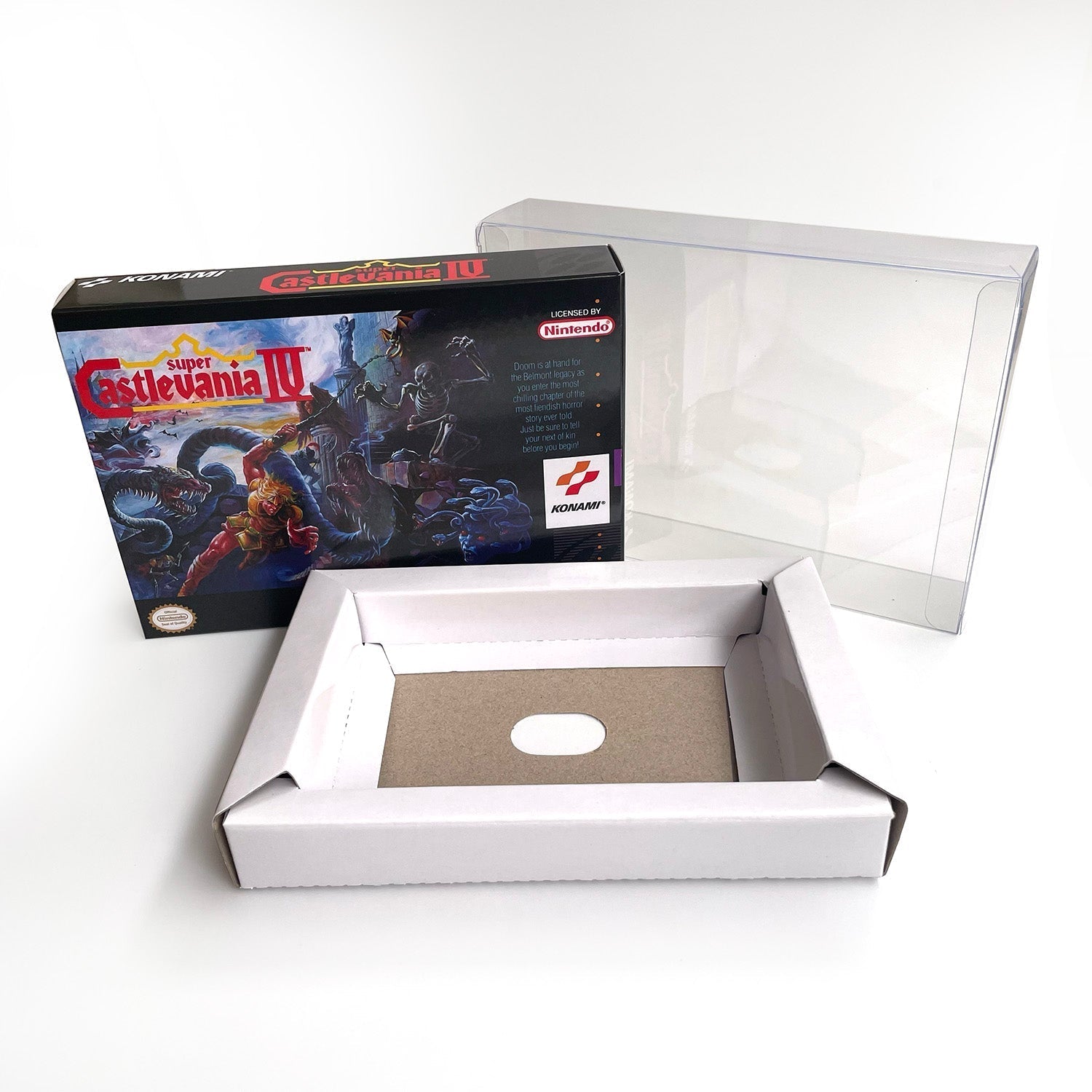Super Castlevania IV – SNES Game Cartridge (With Tray, Box & Manual) - Romcarts