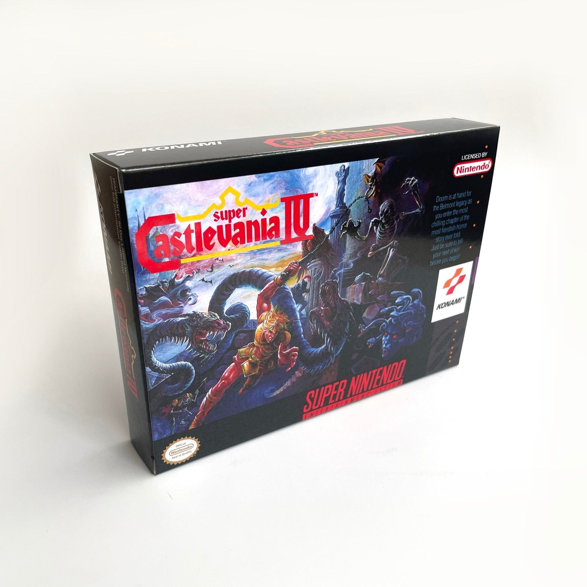 Super Castlevania IV – SNES Game Cartridge (With Tray, Box & Manual) - Romcarts