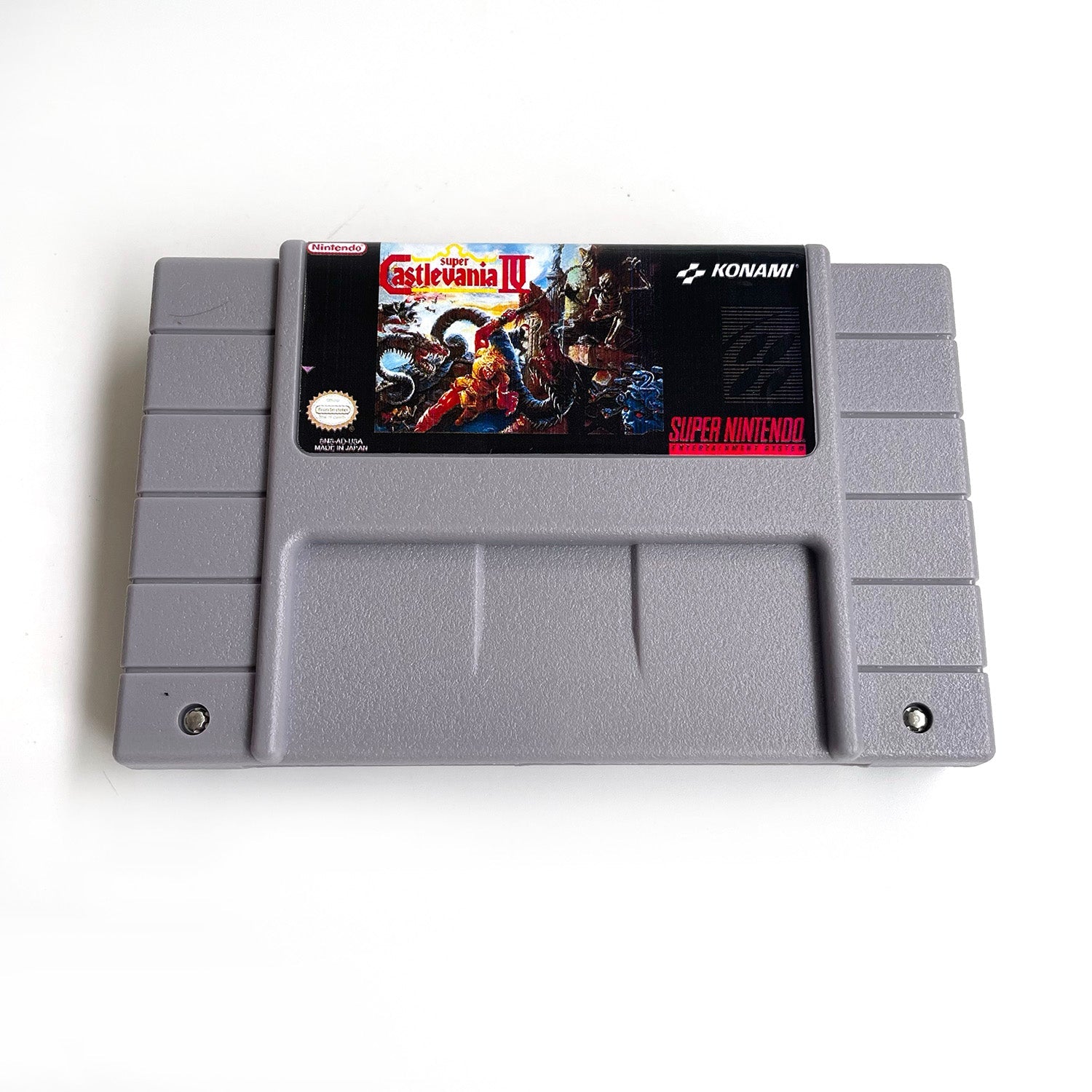 Super Castlevania IV – SNES Game Cartridge (With Tray, Box & Manual) - Romcarts