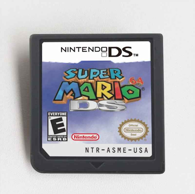 Super Mario 64 Ds Game Case & Cart