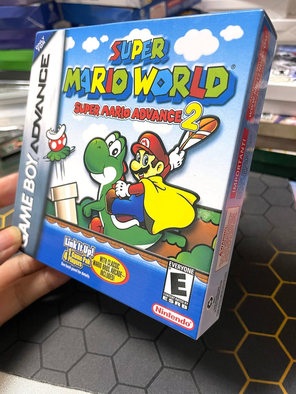 Super Mario Advance 2: Super Mario World – GBA Game Cartridge (With Tray, Box)