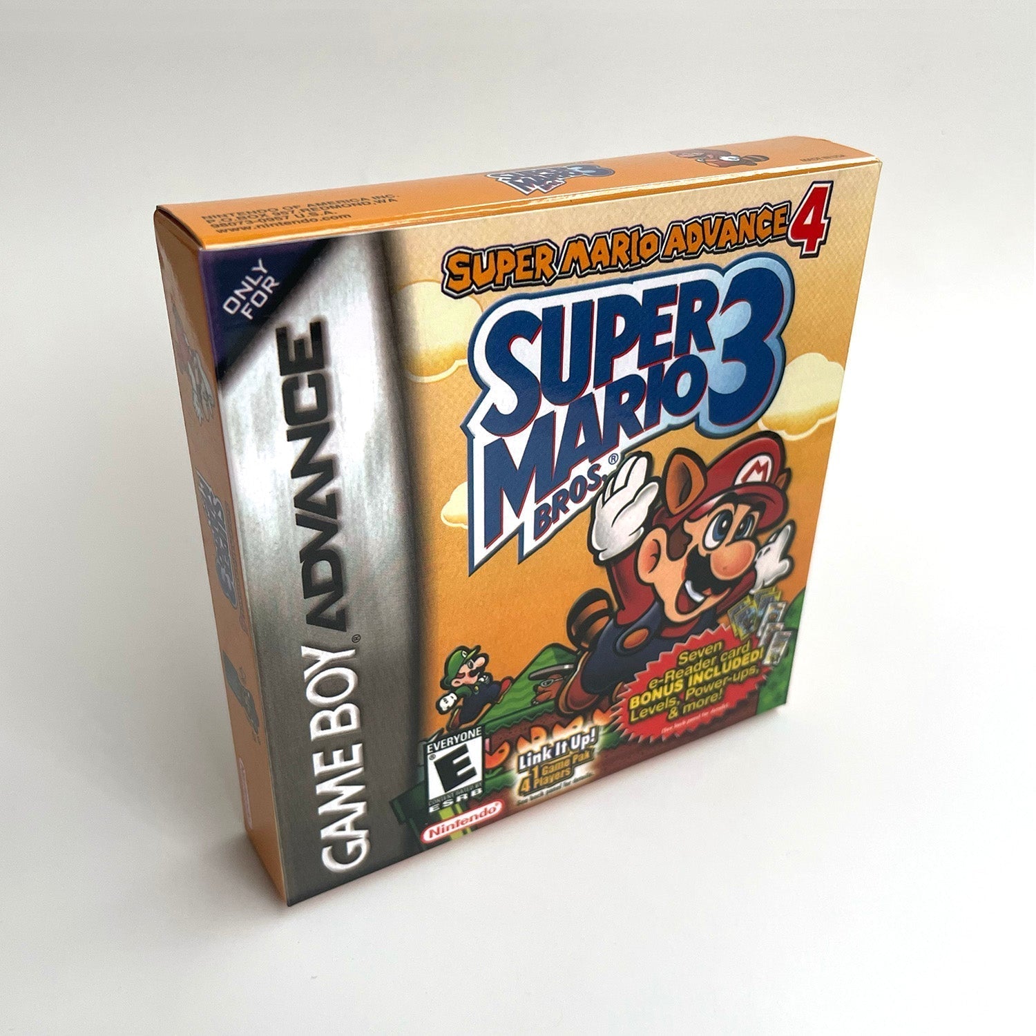 Super Mario Advance 4: Super Mario Bros. 3 – GBA Game Cartridge (With Tray, Box) - Romcarts