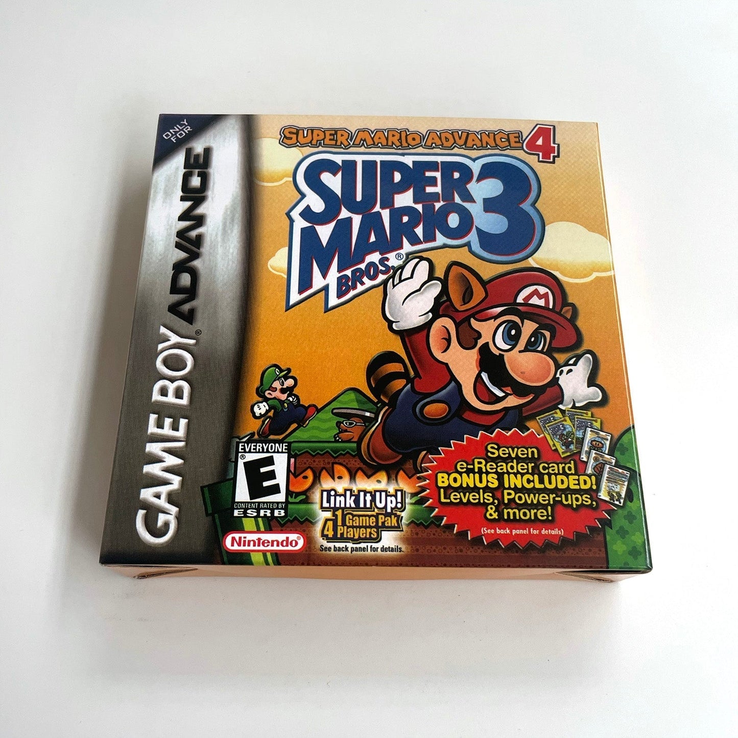 Super Mario Advance 4: Super Mario Bros. 3 – GBA Game Cartridge (With Tray, Box) - Romcarts