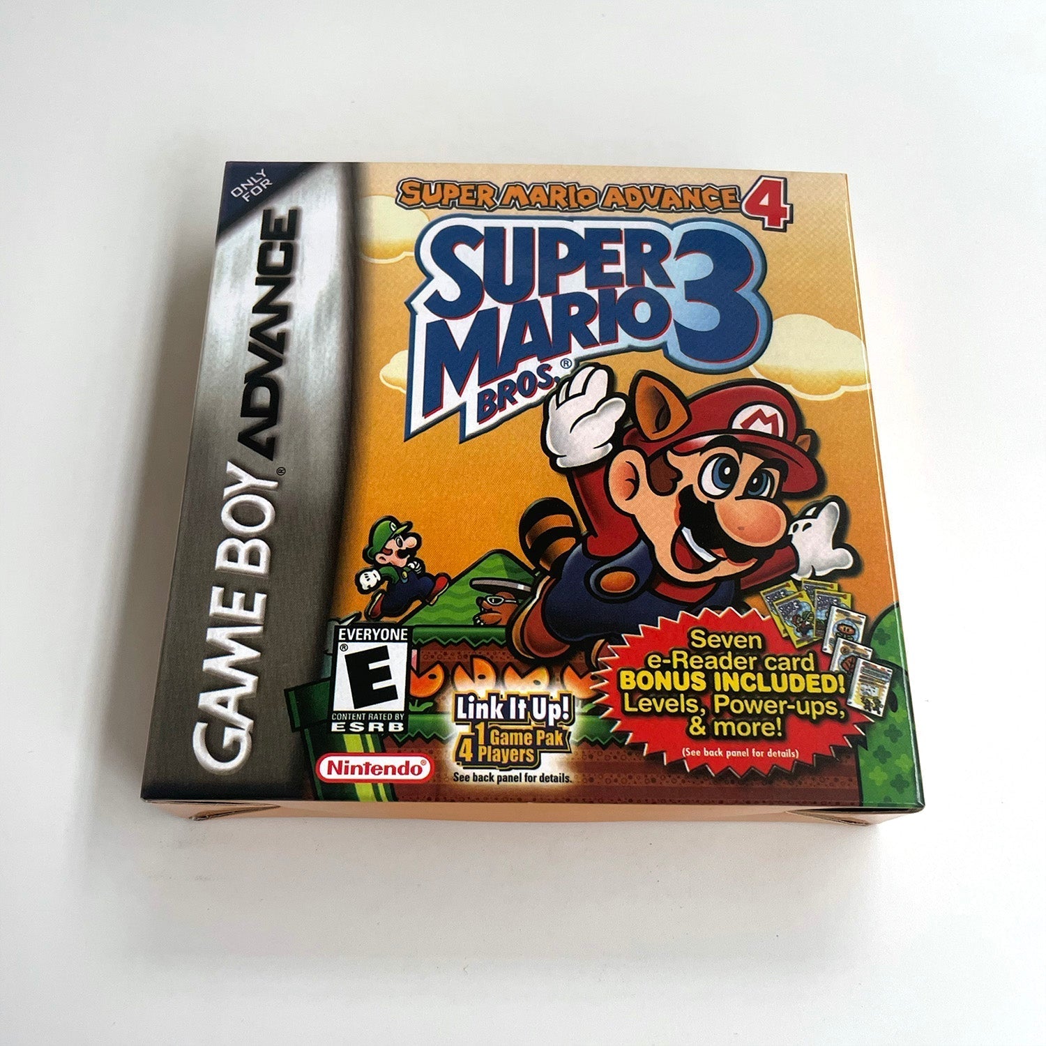 Super Mario Advance 4: Super Mario Bros. 3 – GBA Game Cartridge (With Tray, Box) - Romcarts
