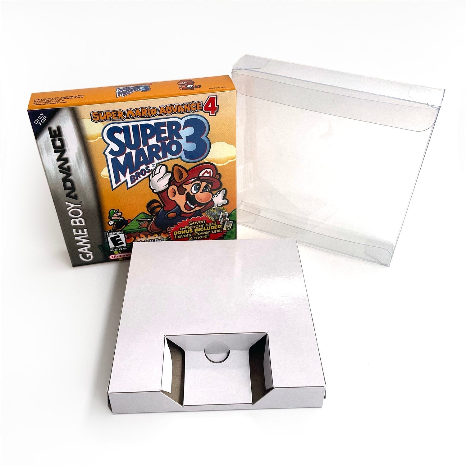 Super Mario Advance 4: Super Mario Bros. 3 – GBA Game Cartridge (With Tray, Box) - Romcarts