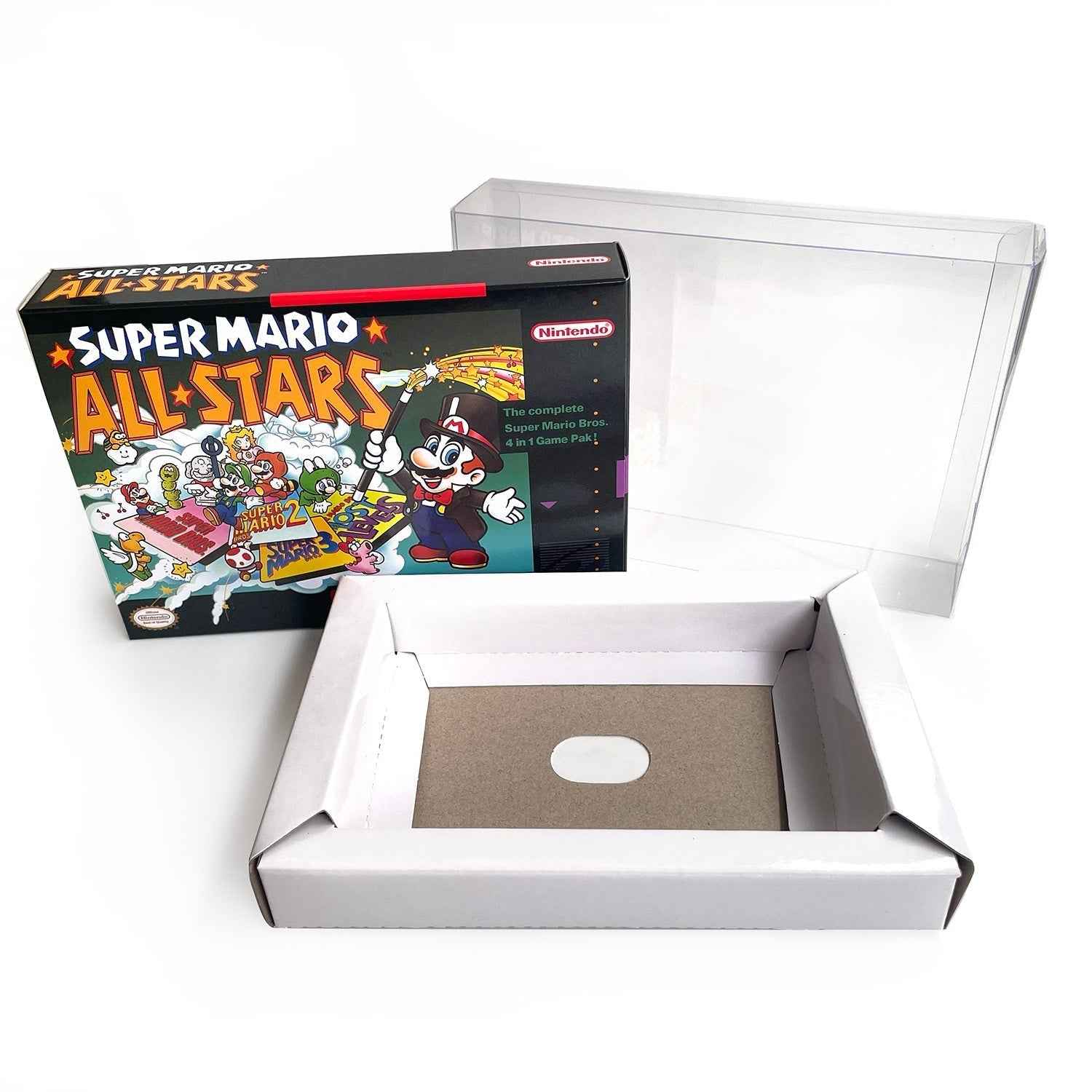 Super Mario All-Stars – SNES Game Cartridge (With Tray, Box & Manual)
