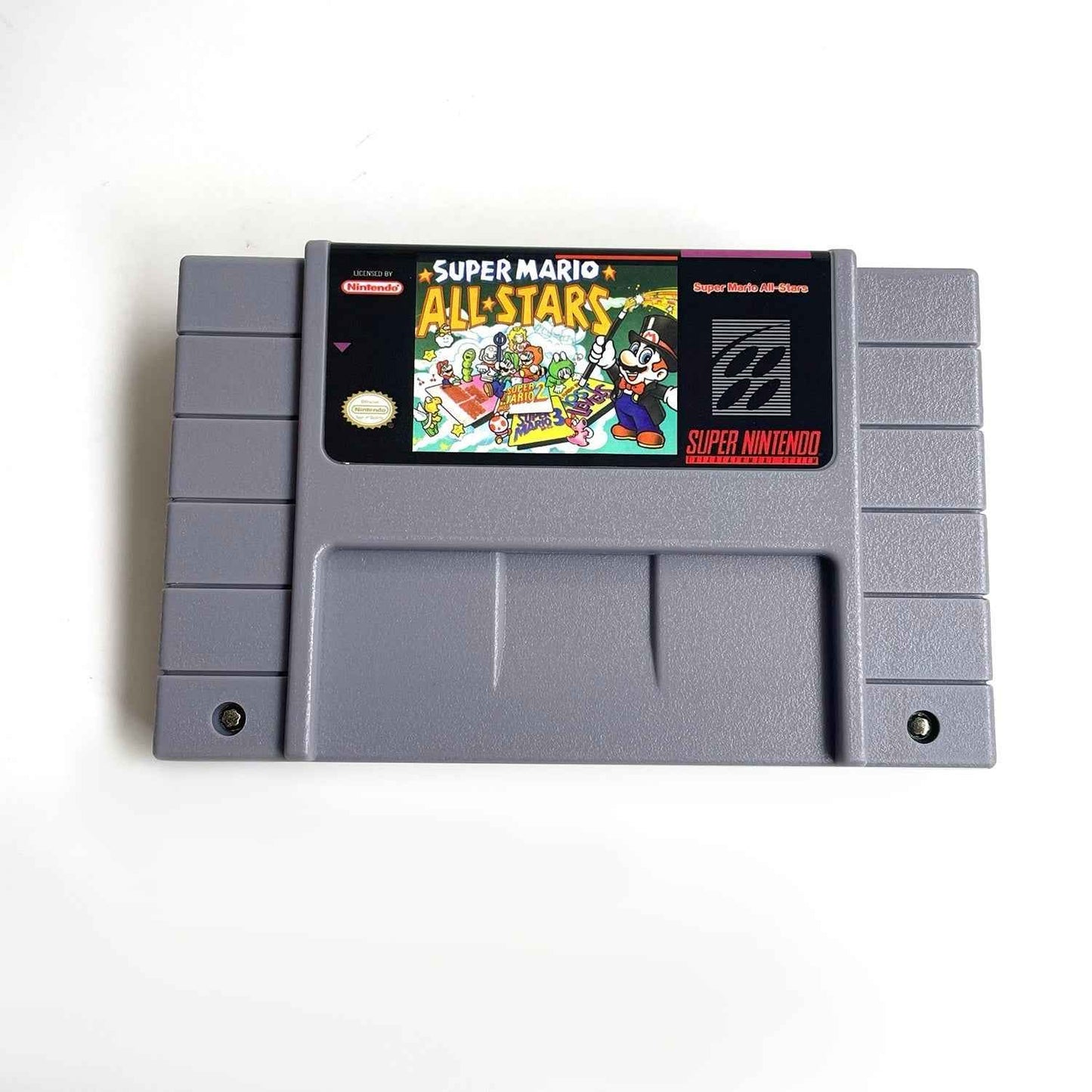 Super Mario All-Stars – SNES Game Cartridge (With Tray, Box & Manual)