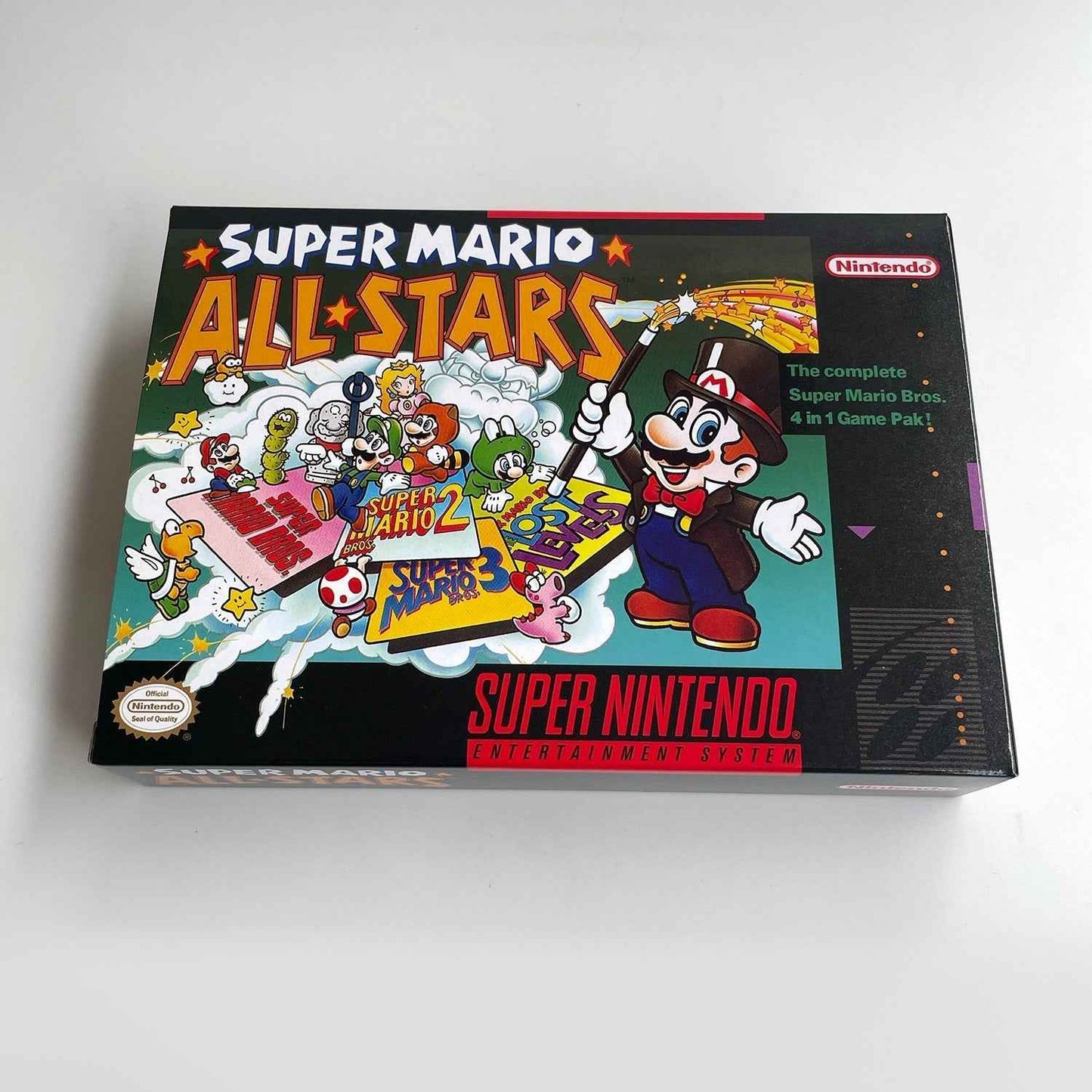 Super Mario All-Stars – SNES Game Cartridge (With Tray, Box & Manual)