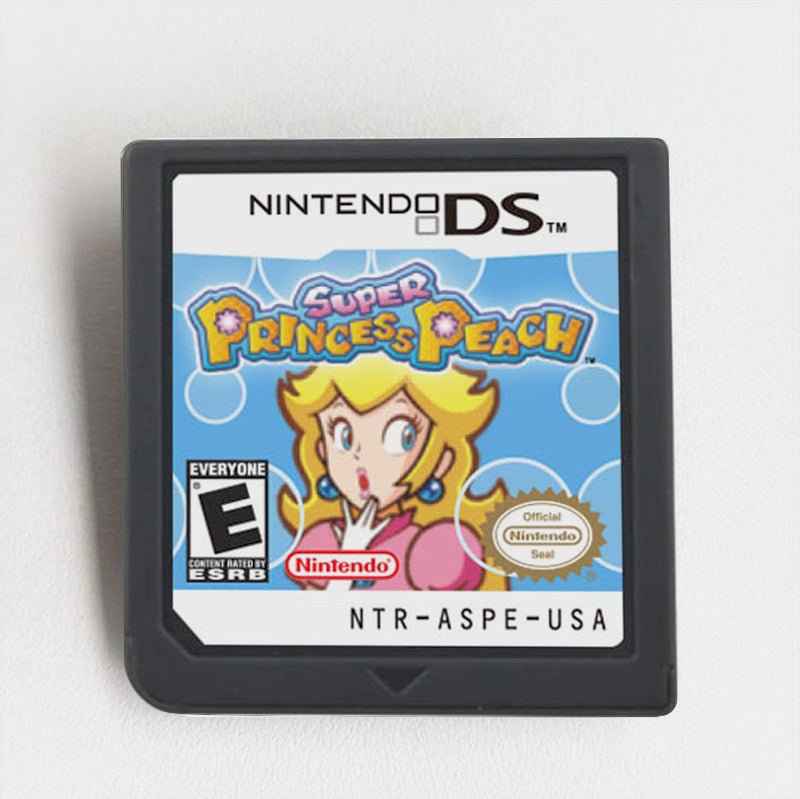 Super Princess Peach Game Case & Cart