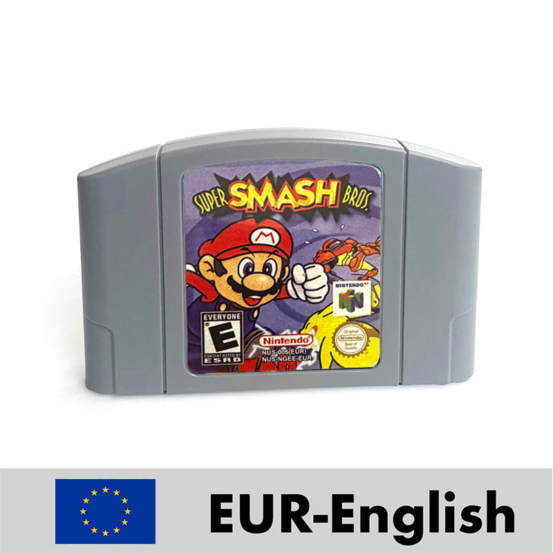 Super Smash Bros. reproduction N64 cartridge – English
