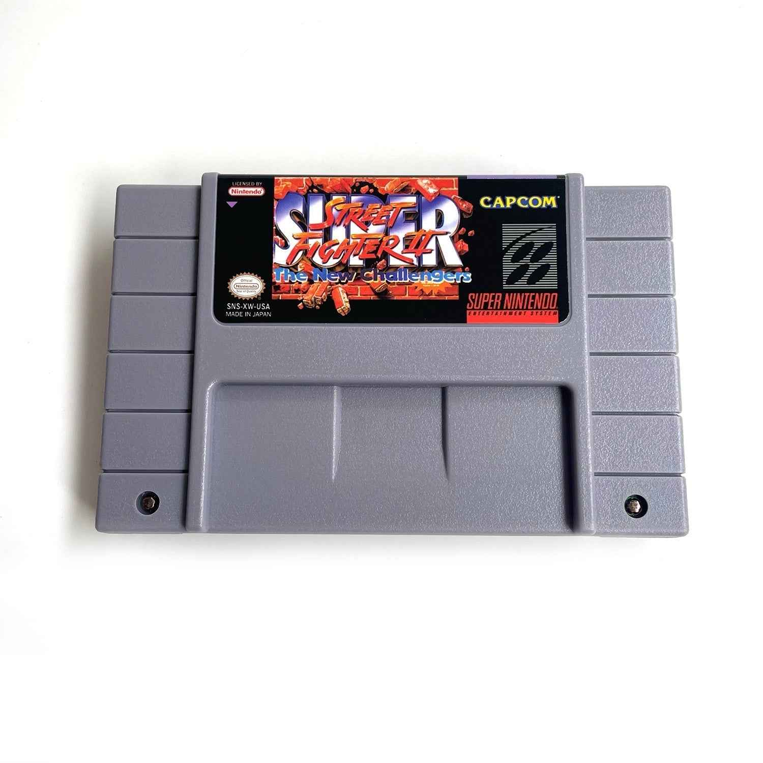 Super Street Fighter II: The New Challengers – SNES Game Cartridge (With Tray, Box & Manual)
