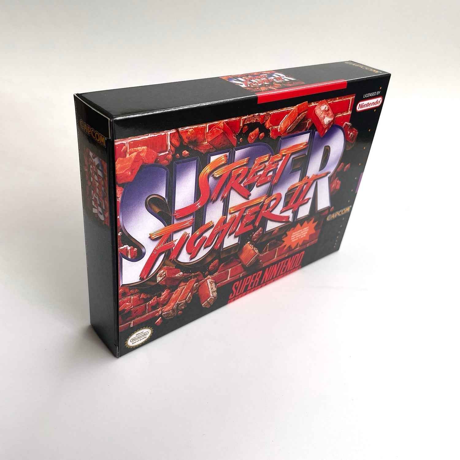 Super Street Fighter II: The New Challengers – SNES Game Cartridge (With Tray, Box & Manual)